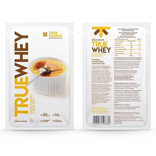 True Whey (32g) - Hidrolisado e Isolado - Vanilla Creme Brulle, True Source