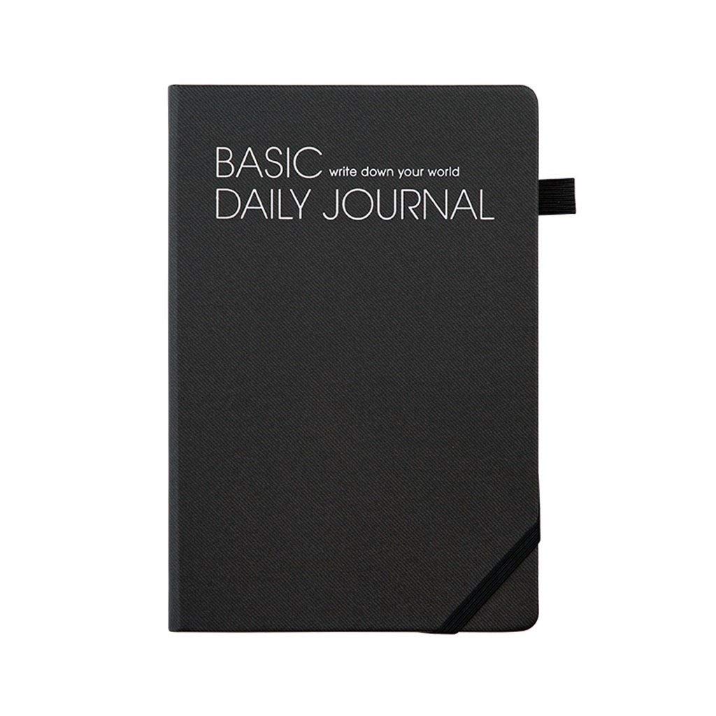 Journal Business Simple Multi-Fonctions Notebook Horizontal Ligne de Ligne Creative Papeterie Creative Papeterie Office Notepad (Color : Black)