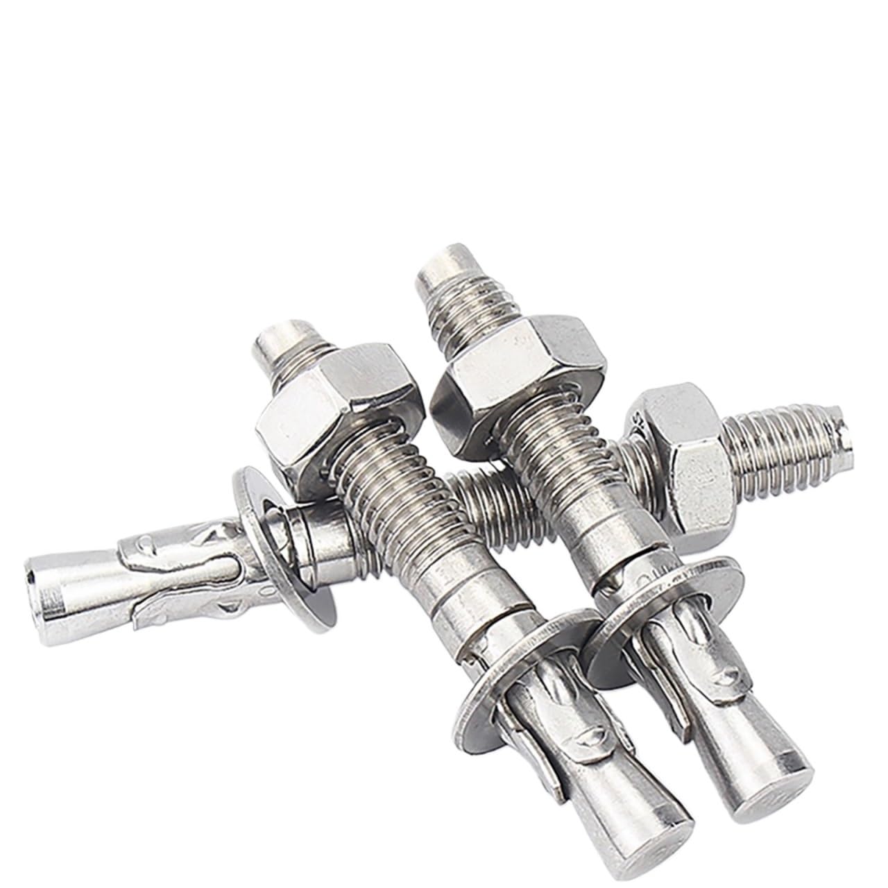 Dübel 10mm M6 M8 M10 M12 304 Edelstahl Expansion Schraube Keil Anker Durch Bolzen Auto Reparatur Gecko Interne(M16x160(1Pcs))