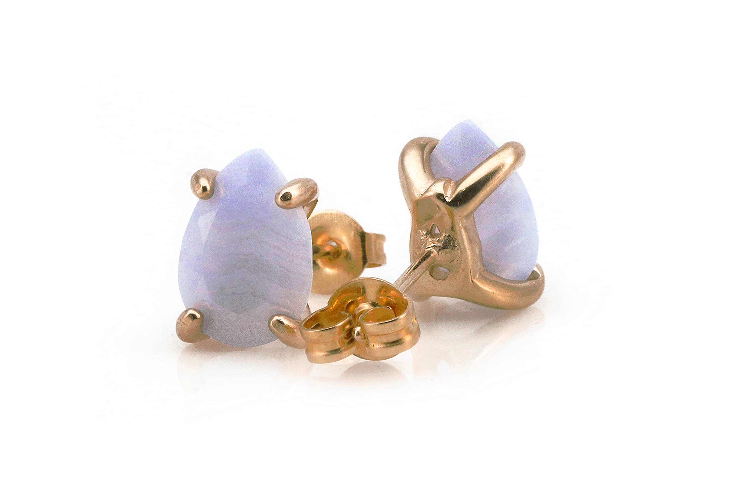 Unici Orecchini di Agata - Orecchini Chic di Gemme - Orecchini Artigianali per Donne - Orecchini da Sposa, Orecchini per Tutti i Giorni, Orecchini Gemme di Pera, Orecchini Regalo - con Scatola Regalo