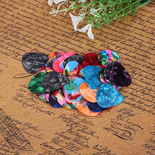 médiators de guitare, porte-médiators de guitare 50pcs médiators de guitare en celluloïd médiators 0,46 mm 0,7 mm… - Les Beatles, Paul McCartney, John Lennon, RIngo Starr, George Harrison médiators de guitare, porte-médiators de guitare 50pcs médiators de guitare en celluloïd médiators 0,46 mm 0,7 mm… – Image 3