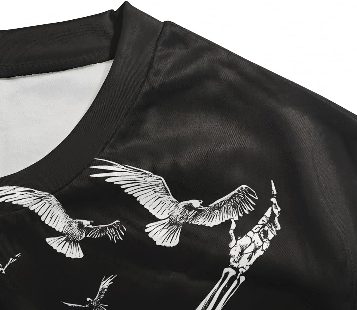 Men's Skull T-Shirts Novelty Graphic Skeleton Tshirt Summer Casual Print Short Sleeve Tops - Image 5