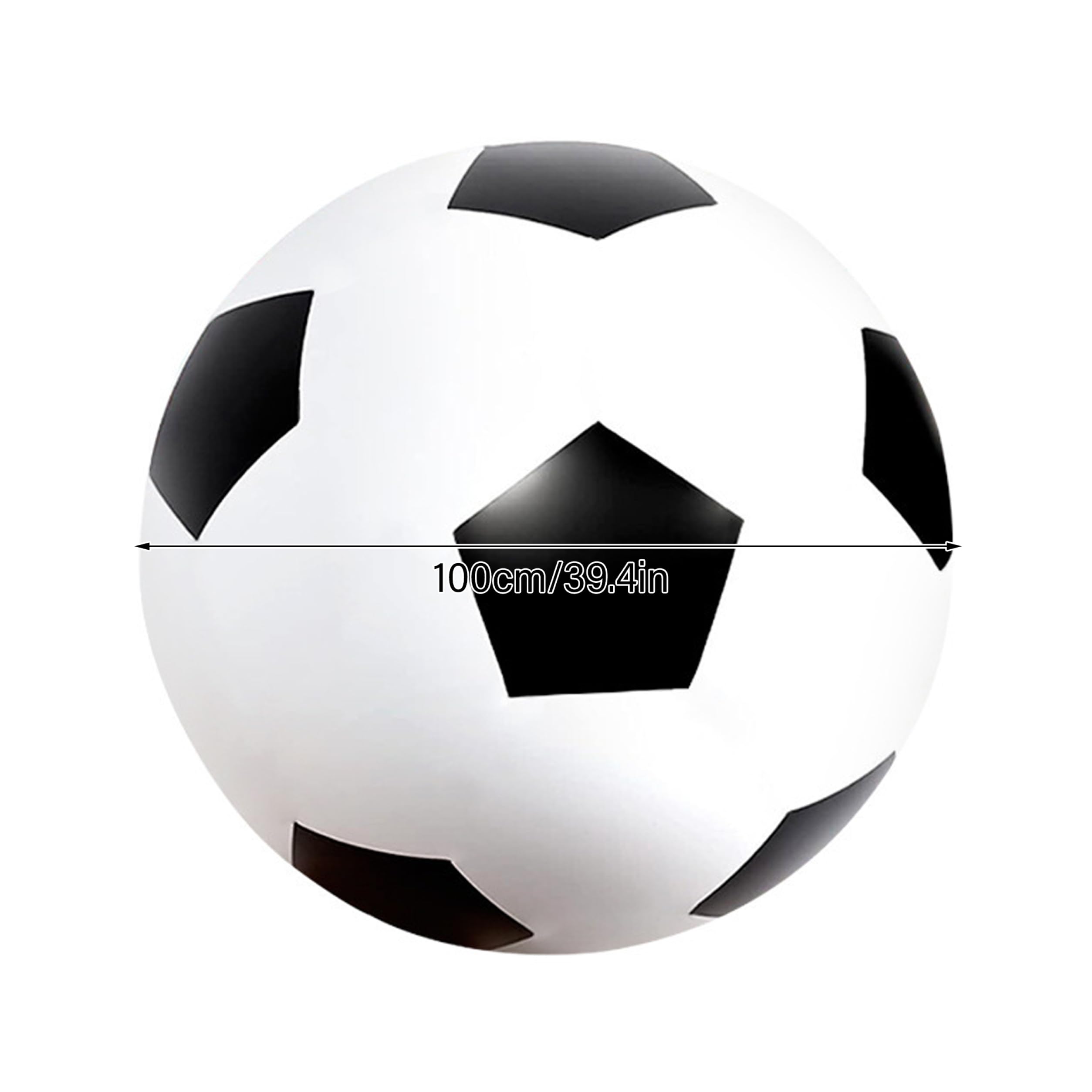 Fútbol Inflable, Pelota de Playa para Patio de césped de Piscina de Playa, 39 Pulgadas.