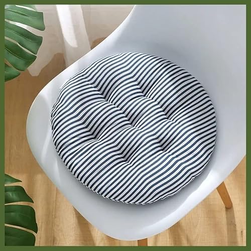 Cojín De Silla Tatami Cojines para Asiento, Espesar Suave Respirable Cojín, Patrón Redonda Cojin para Sofá, Colchoneta para Cocina Jardín Patio Oficina En Casa (Color : S, Size : 45 * 45cm)