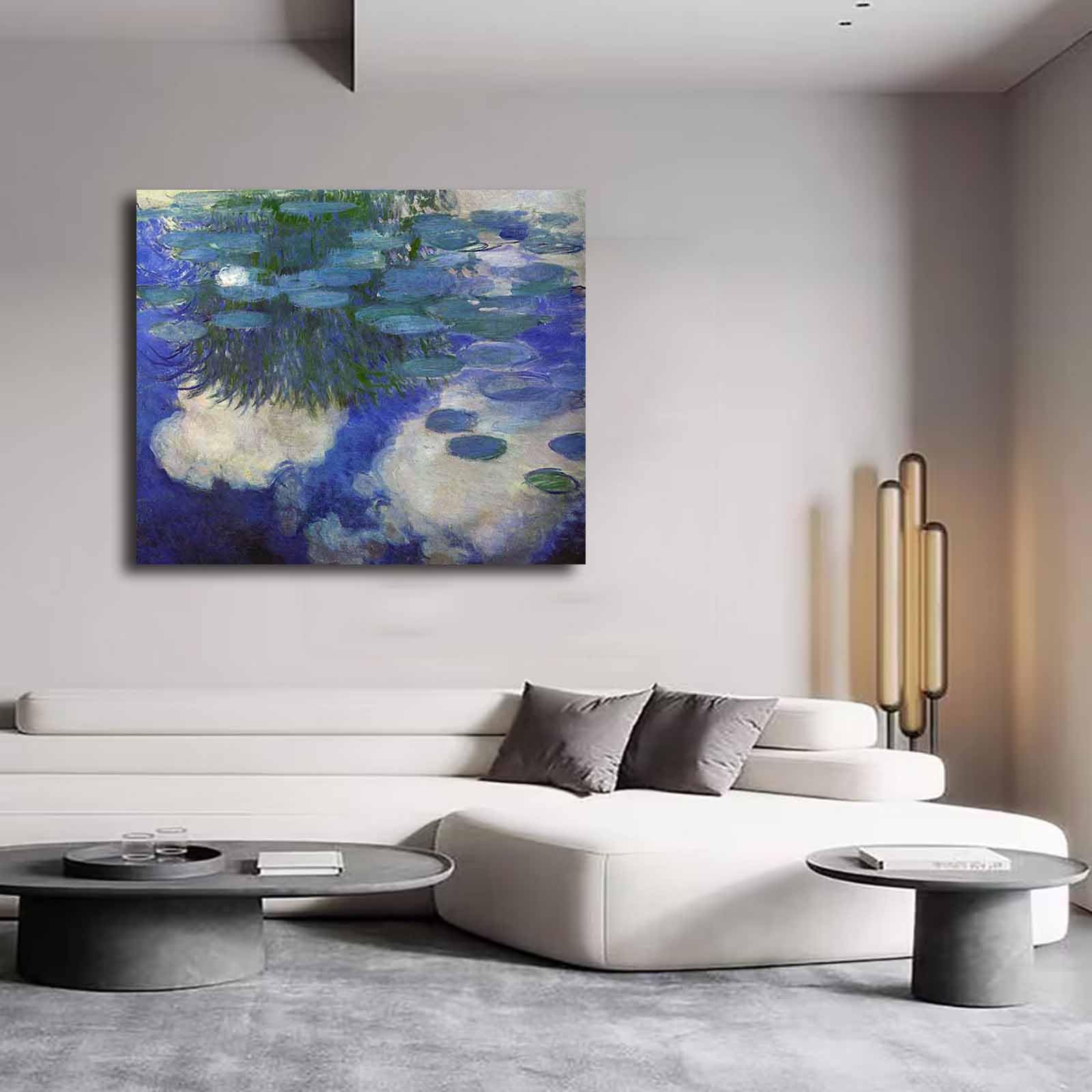 Amazon.co.jp: クロード・モネWater Lilies 絵画 インテリア