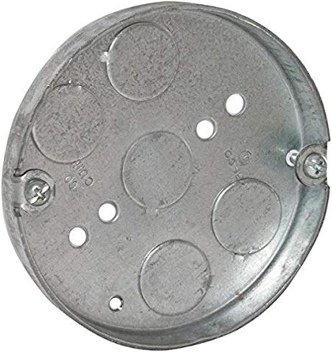 Hubbell-Raco 293 Round Ceiling Fan Box, 1/2 Depth, Non-Metallic, 4 (Pack of 50)