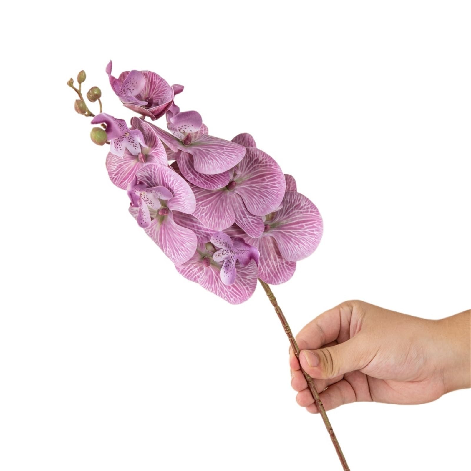 DSFVERVD Artificial Butterfly Orchid Artificial Flowers Silk Moth Orchid