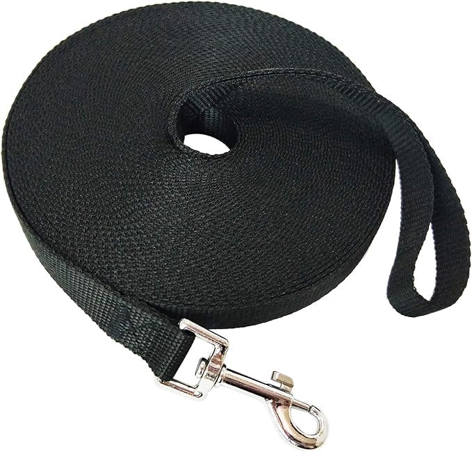 Nylon Training Dog Leash for Small Medium Large Dogs, 15ft 20ft 30ft 50ft 100ft Long Leash Dog/Puppy Lead for Obedience Recall Training, Camping โ image 1