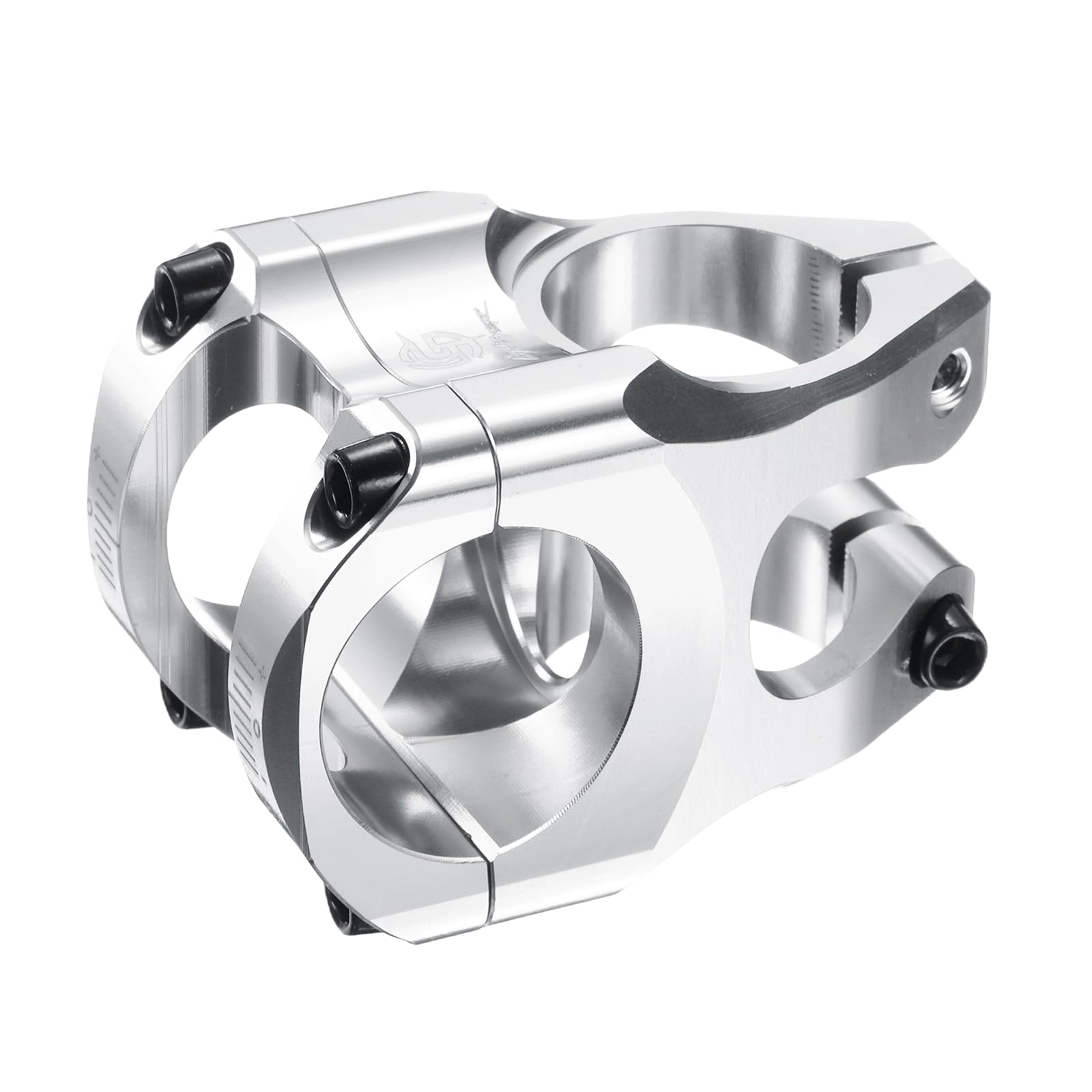QUARKZMAN 31.8mm Mostek rowerowy 35mm ze stopu aluminium wspornik kierownicy do roweru górskiego/szosowego BMX MTB kolarstwo, srebrny