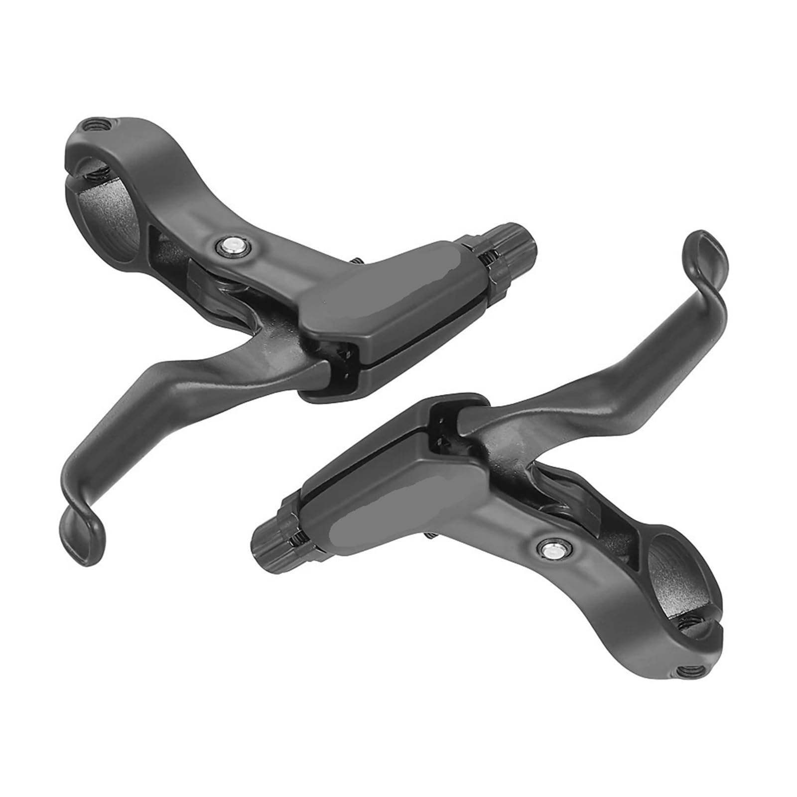 Wzutbccs Black Ultralight Aluminum Alloy Bike Brake Levers, V Brake & Disc Brake Compatible For Mtb & Bmx,Part(Black)