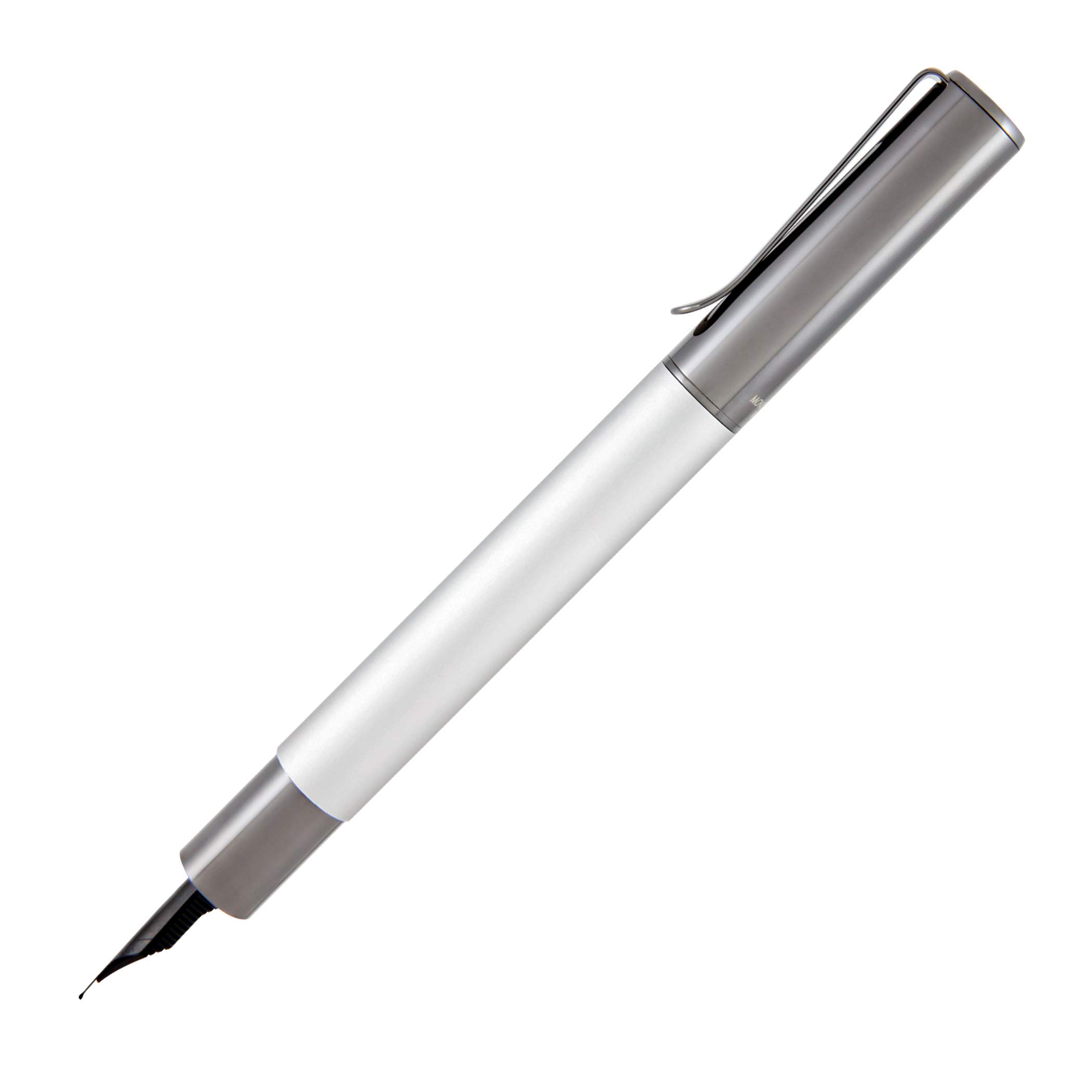 Monteverde USA Ritma Stylo-plume en acier inoxydable rechargeable avec pointe pointe pointe fine pour calligraphie JoWo Cartouche d'encre rechargeable Idéal pour les artistes et les calligraphes