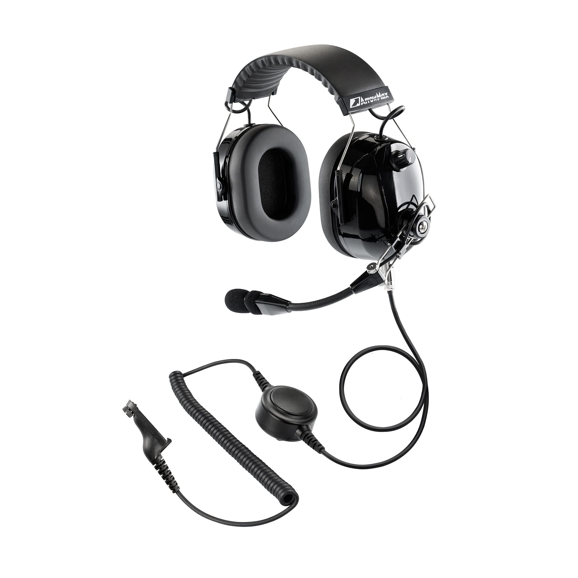 Arrowmax AHDH0042-BK-M9 Noise Cancelling Headset Compatible with Motorola Radios APX6000 APX7000 APX8000 XPR6350 XPR6550 XPR7550 XPR7350e XPR7550e