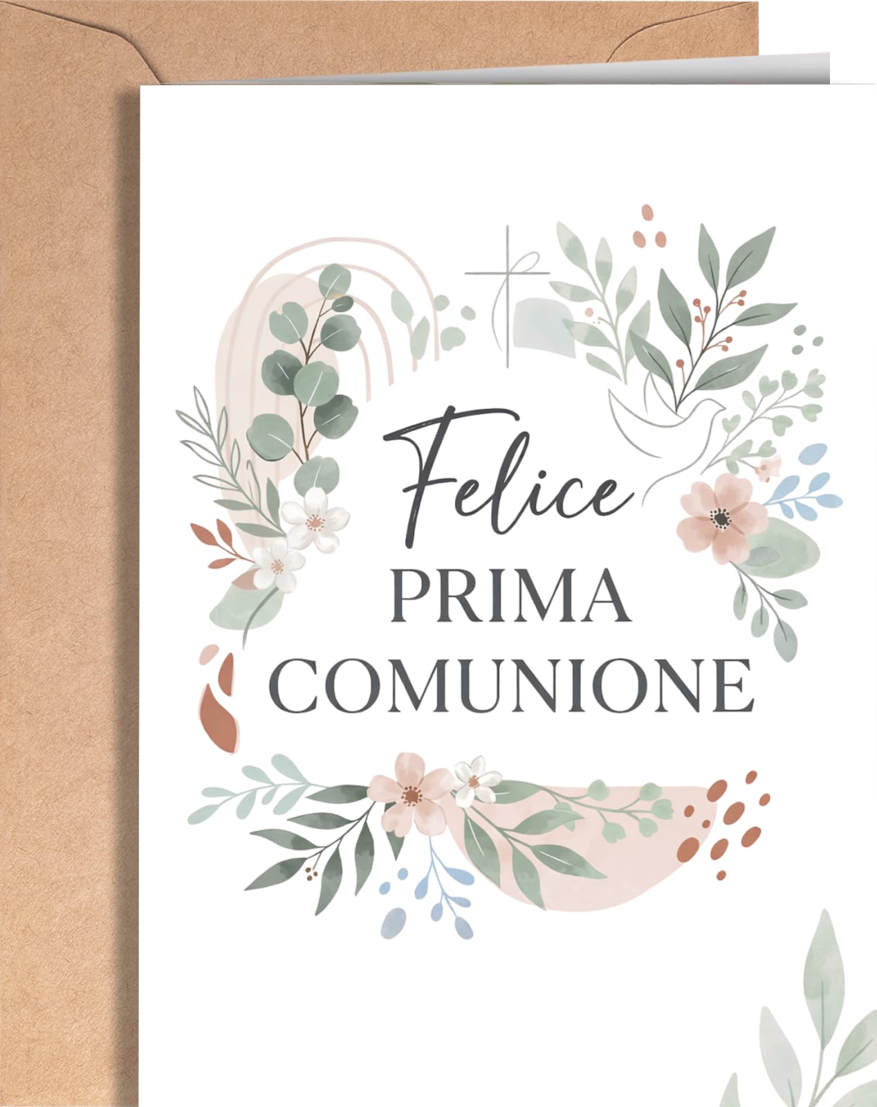 Bomboniere Comunione con Porta Soldi Biglietto Prima Comunione Bambina Bambino Religioso