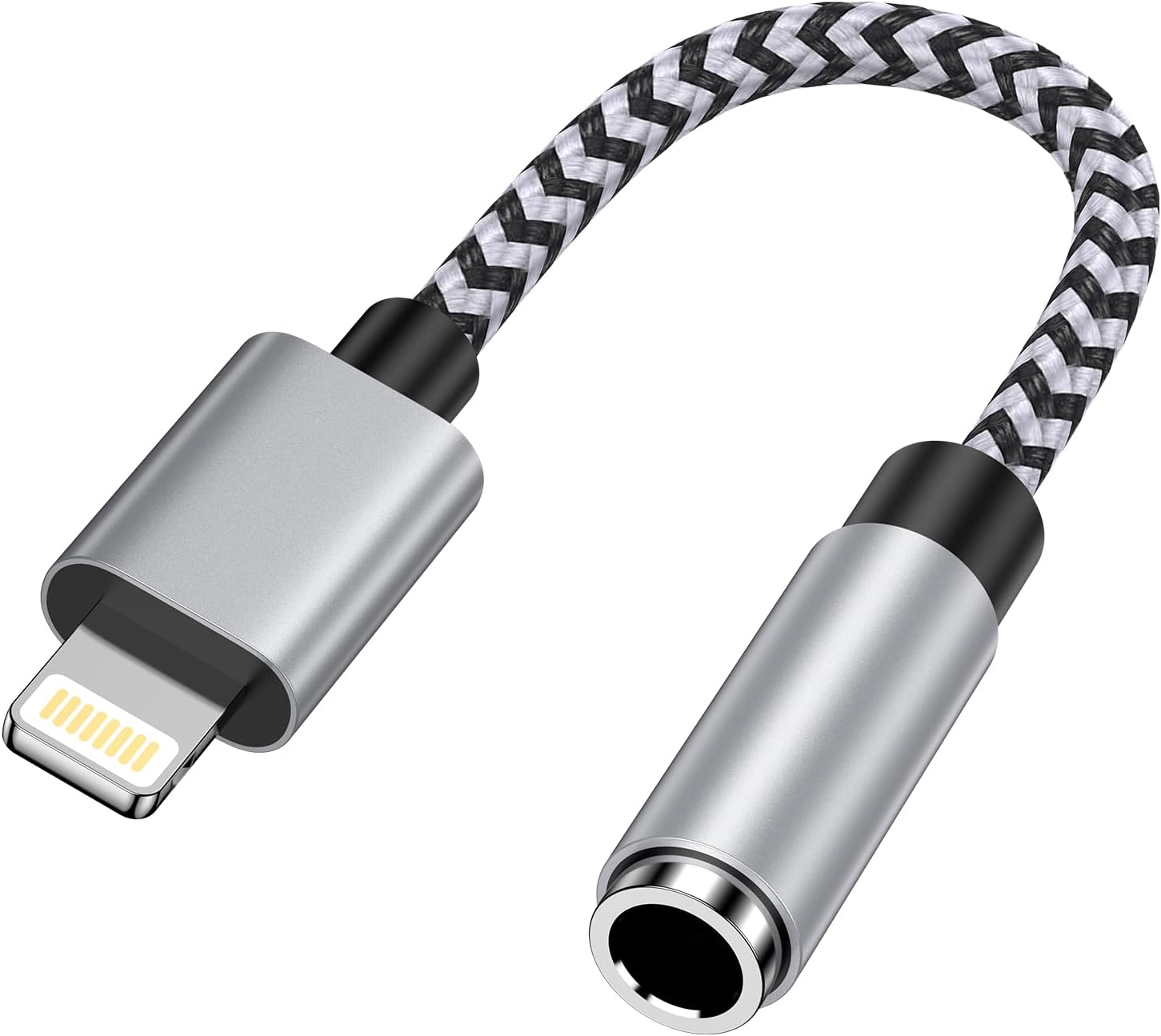 Lightning to 3.5mm Headphone Jack Adapter, [MFi Certified] iPhone Headphone Jack Aux Adapter Dongle Audio Cable Earphone Converter Compatible with iPhone 14 Pro Max/14 Pro/14/13/12/11/SE/X/XS/XR/8