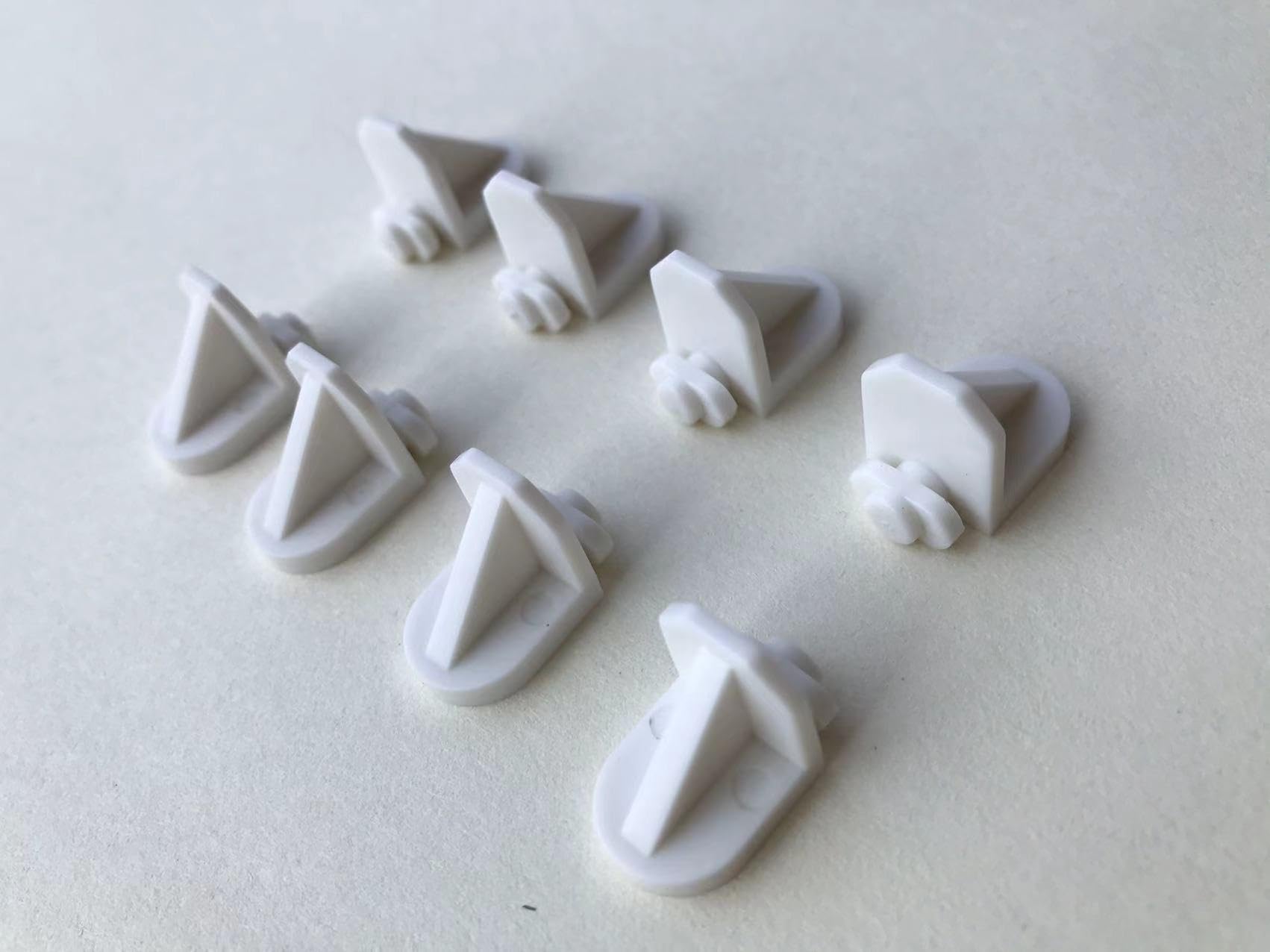 Twist-in Shelf Support Pins for Kitchen Cabinets, Bookcases, Shelves - 8Pack