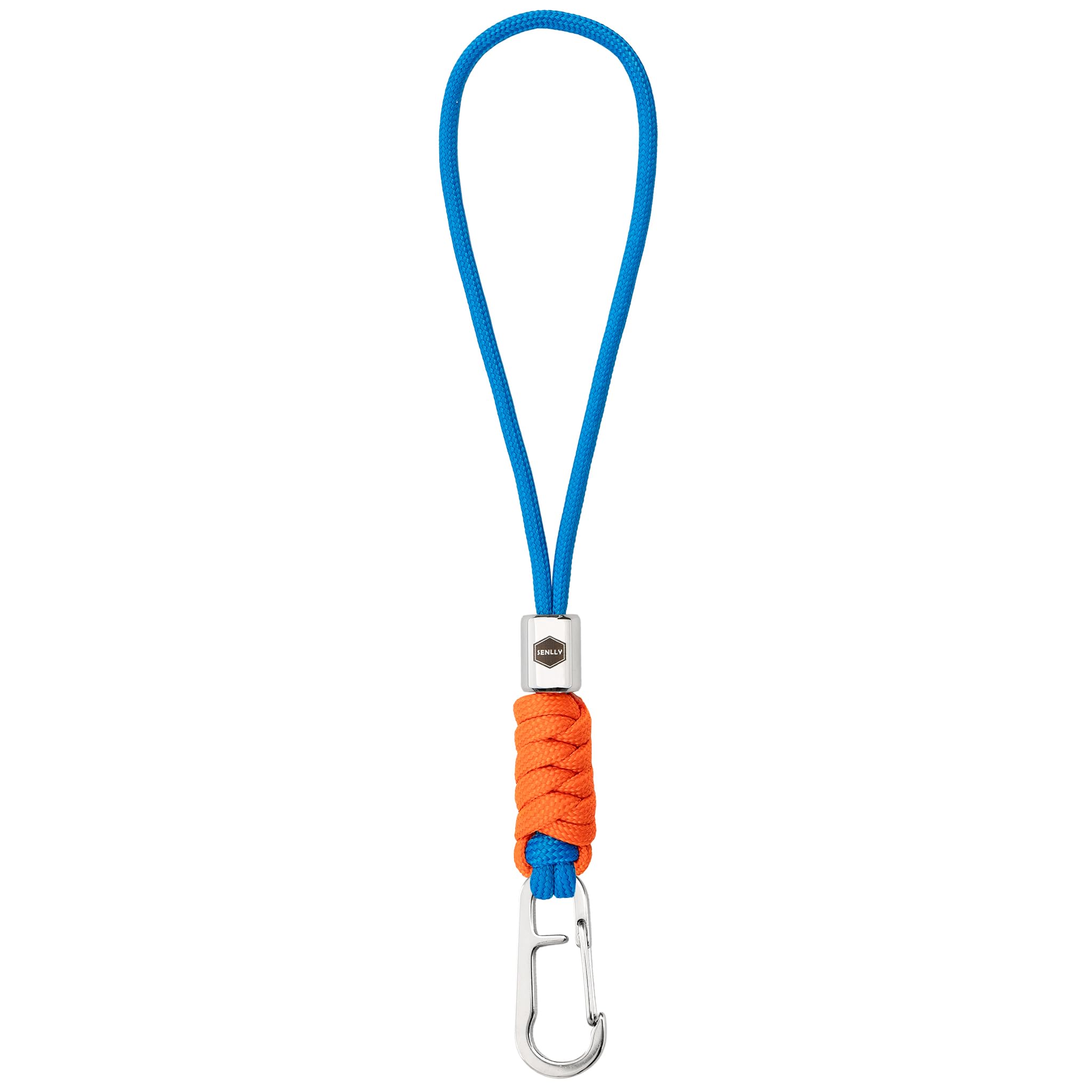 SENLLY Wristlet Keychain Lanyard for Keys, Cell Phone, Wallet, Paracord Braided Design with Stainless Steel Hardware
