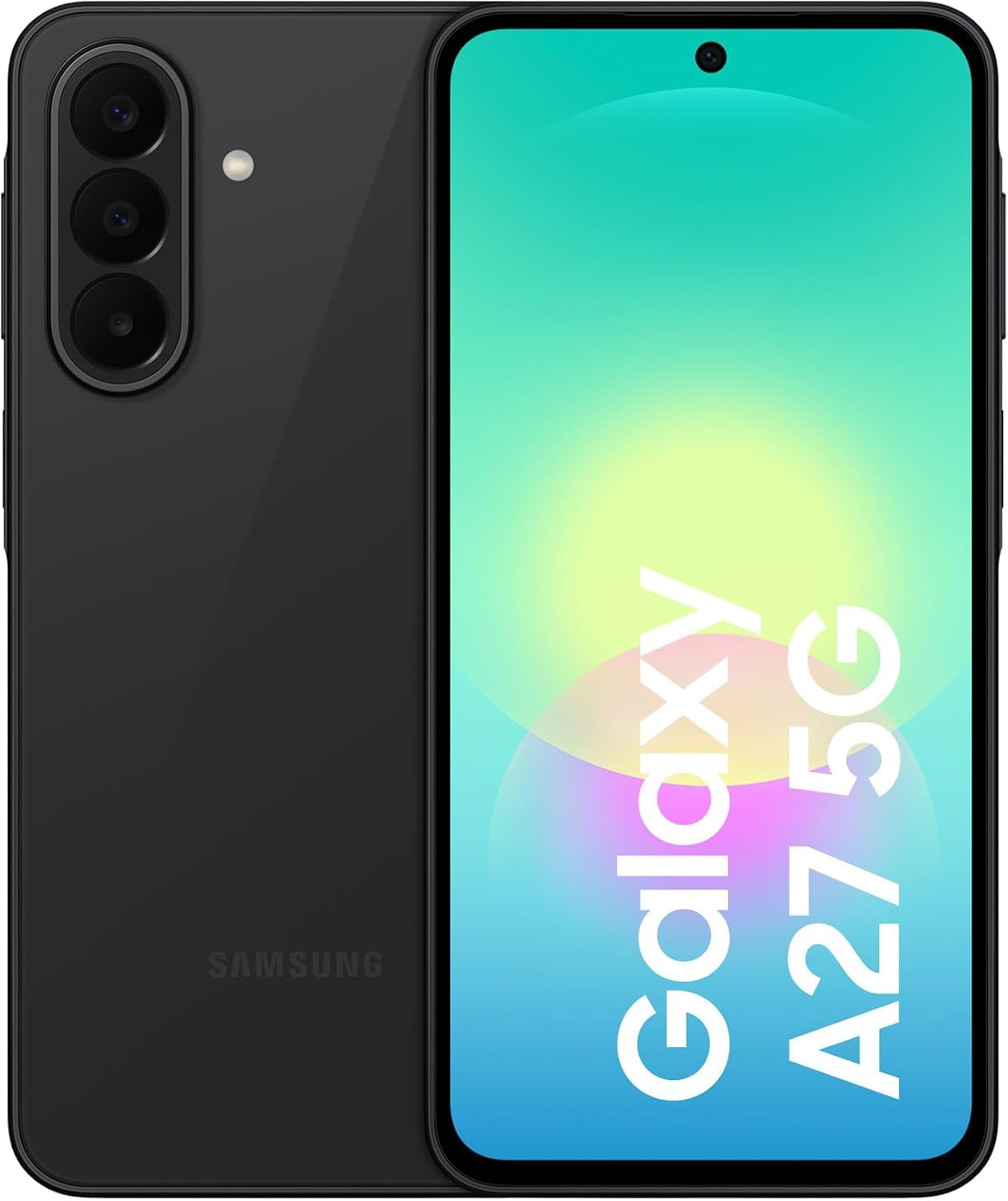 Samsung SM-A276 A27 6+128GB 6.7" 5G Black DS ITA | 3 anni di Garanzia, Smartphone sottile, Cerchia e Cerca, Gomma Oggetto, Trascrizione Vocale, Tripla Camera, IP64, 5.000 mAh