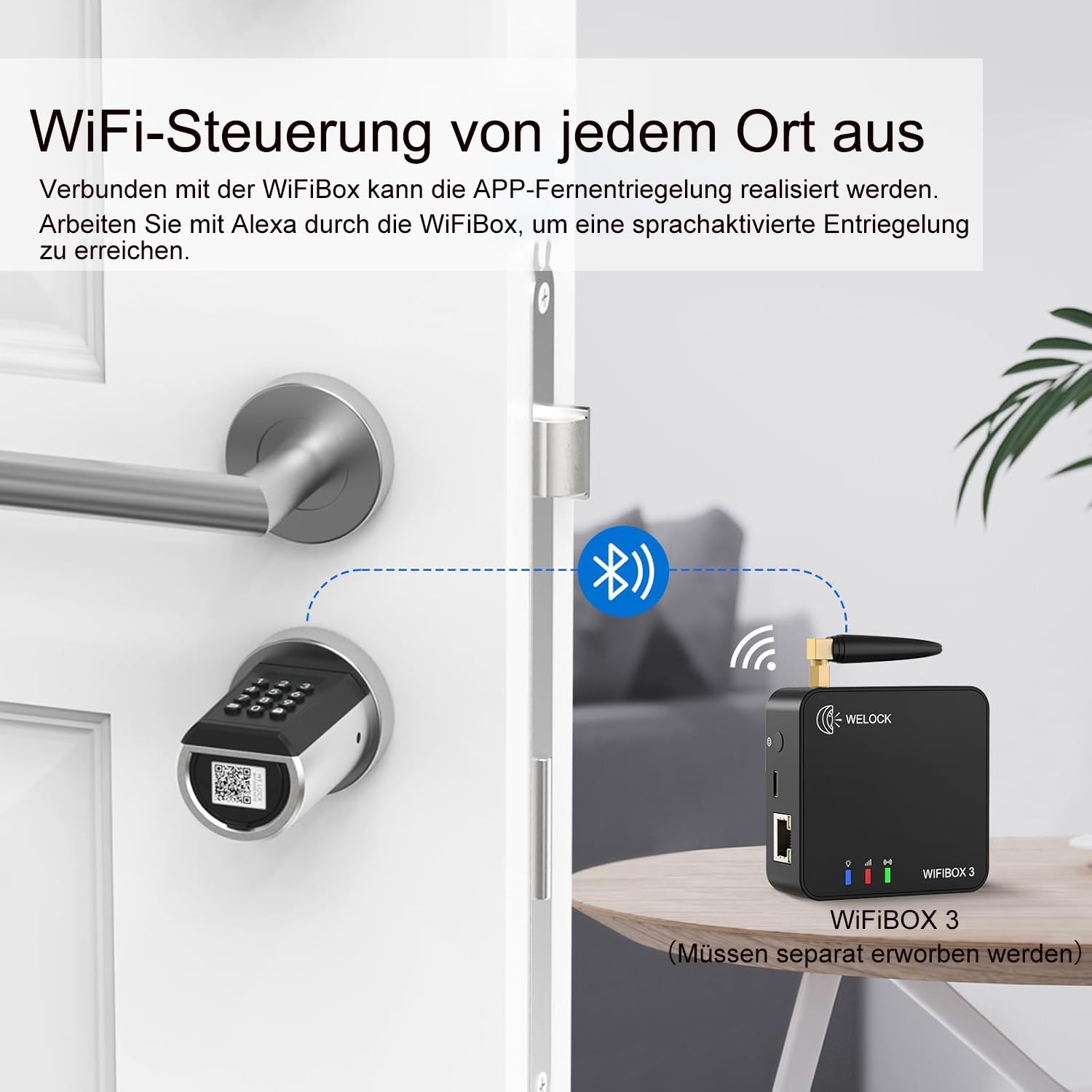 WELOCK PCB51 Elektronisches Türschloss haustür