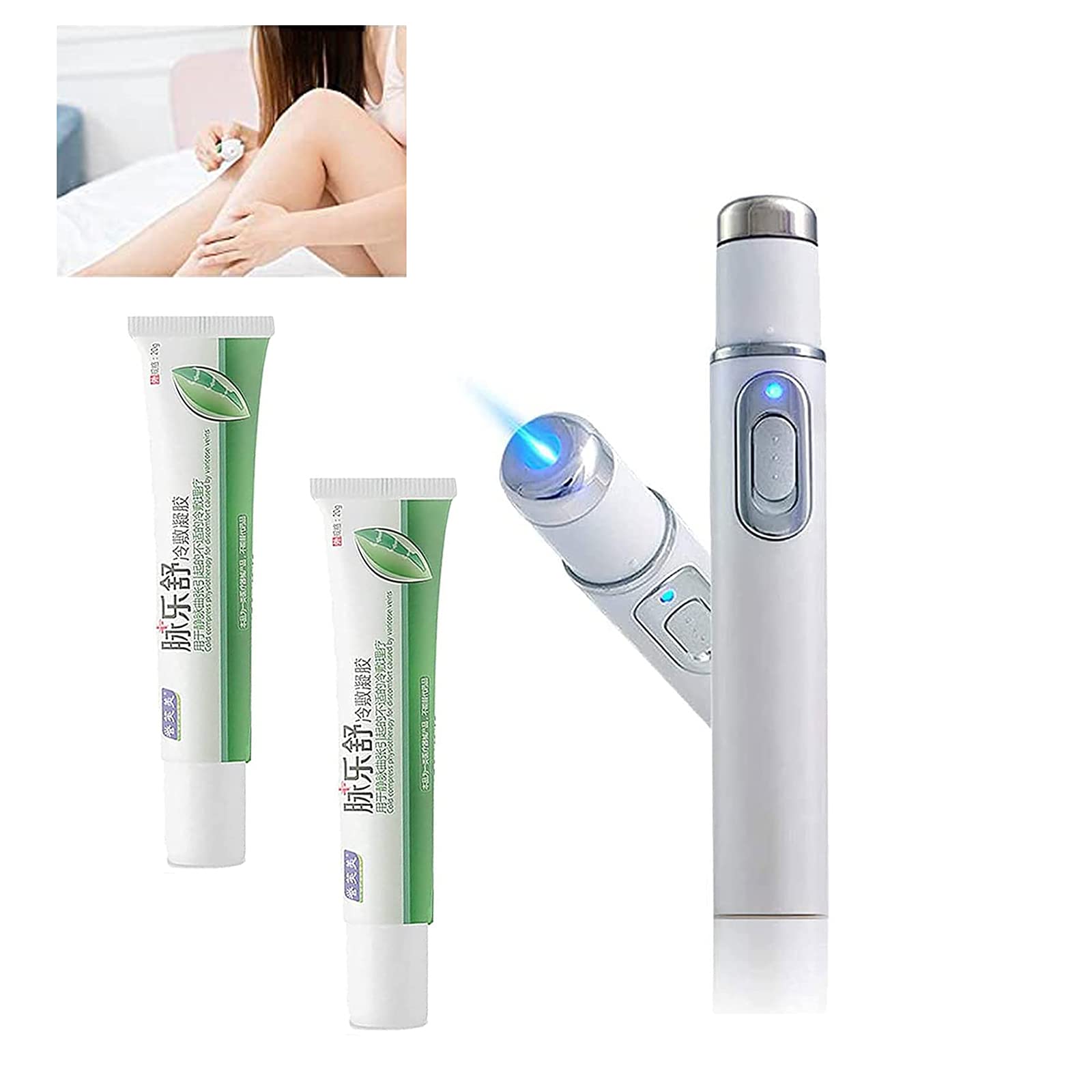 Buy Venus Disorder Home Set For Veins, Portable Blue Light Therapy Varicose Veins Pen With