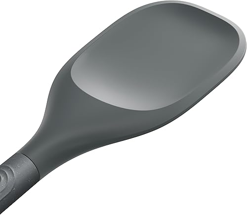 Miniatura 3 de Zyliss E980220 Spoontula grande, paja de trigosilicona sostenible, cuchara de cocinaespátula, cabeza de silicona resistente al calor, gris Beluga,
