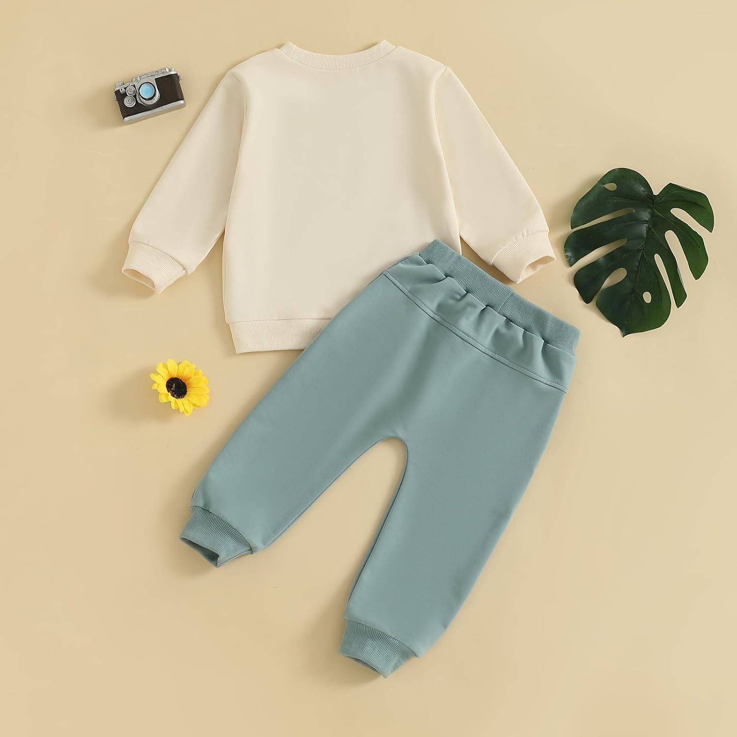 Fernvia Toddler Baby Boy Fall Clothes Animal Print Long Sleeve Pullover Tops + Drawstring Pants Winter Outfits - Image 6