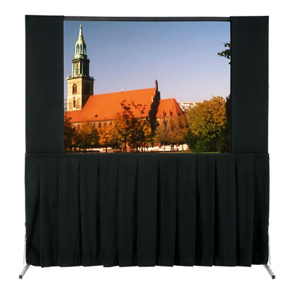Da-LiteUltra Velour 4:3 Fast-Fold Drapery Masking Panels 10' x 17' Area 9' x 16'