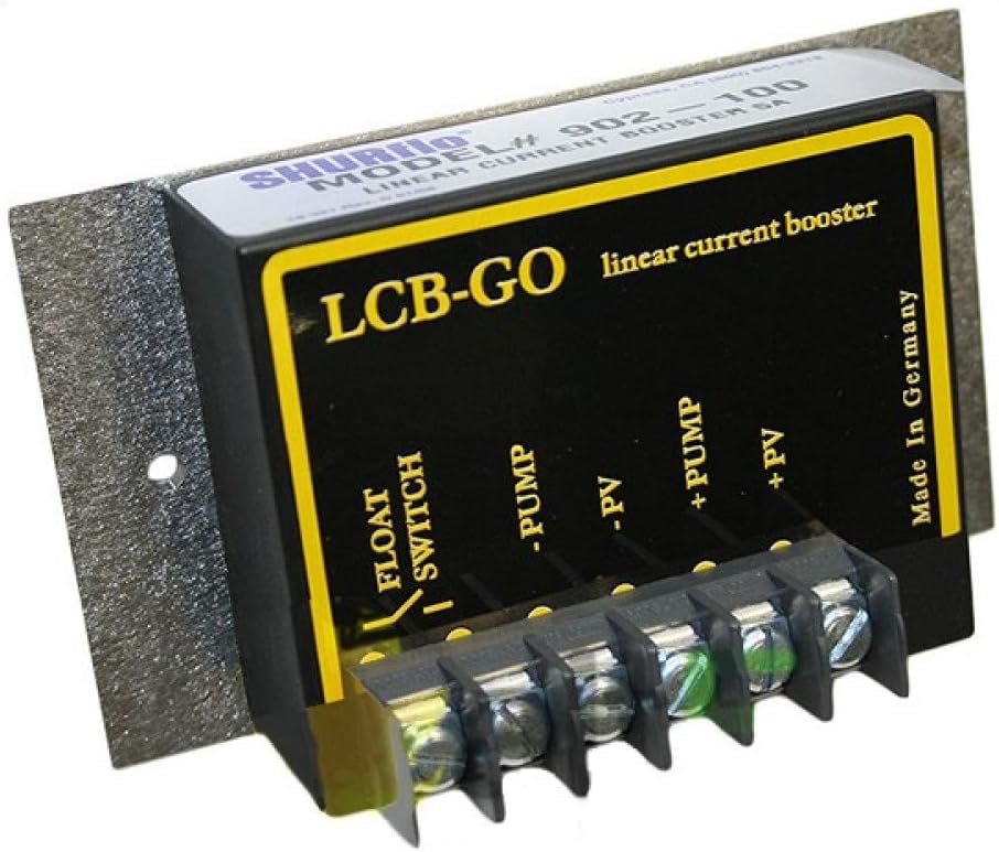 Shurflo 902-100 (LCB-GO) Solar Pump Controller For Shurflo 9300 Series Submersible Pumps, Linear Current Booster, 24 VDC, 5 Amp
