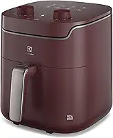 Air Fryer Electrolux p/Rita Lobo 5,6L Vermelha Escura Efficient Economia de Energia 1400W (EAF41) - 127V