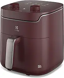 Air Fryer Electrolux p/Rita Lobo 5,6L Vermelha Escura Efficient Economia de Energia 1400W (EAF41) - 220V