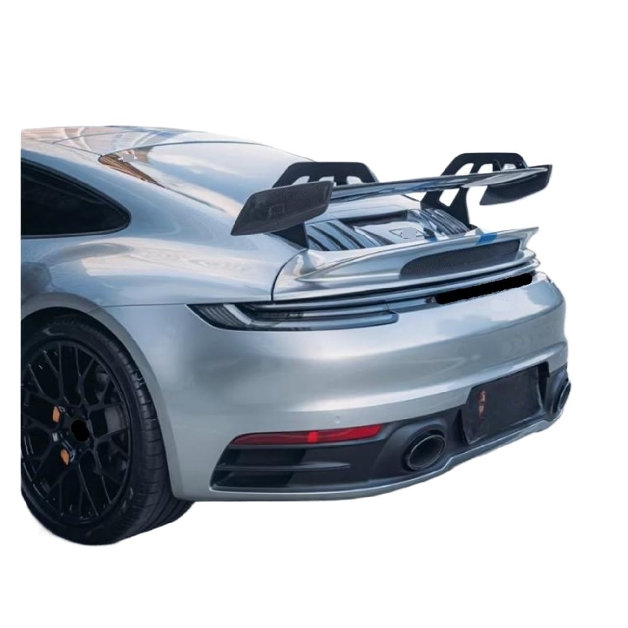 Tylny spojler samochodu, spojler bagażnika z włókna węglowego, dekoracja samochodu. Kompatybilny z Cayman 718 987 997 998 981 911 Boxster GT4 Spoiler części samochodowe akcesoria