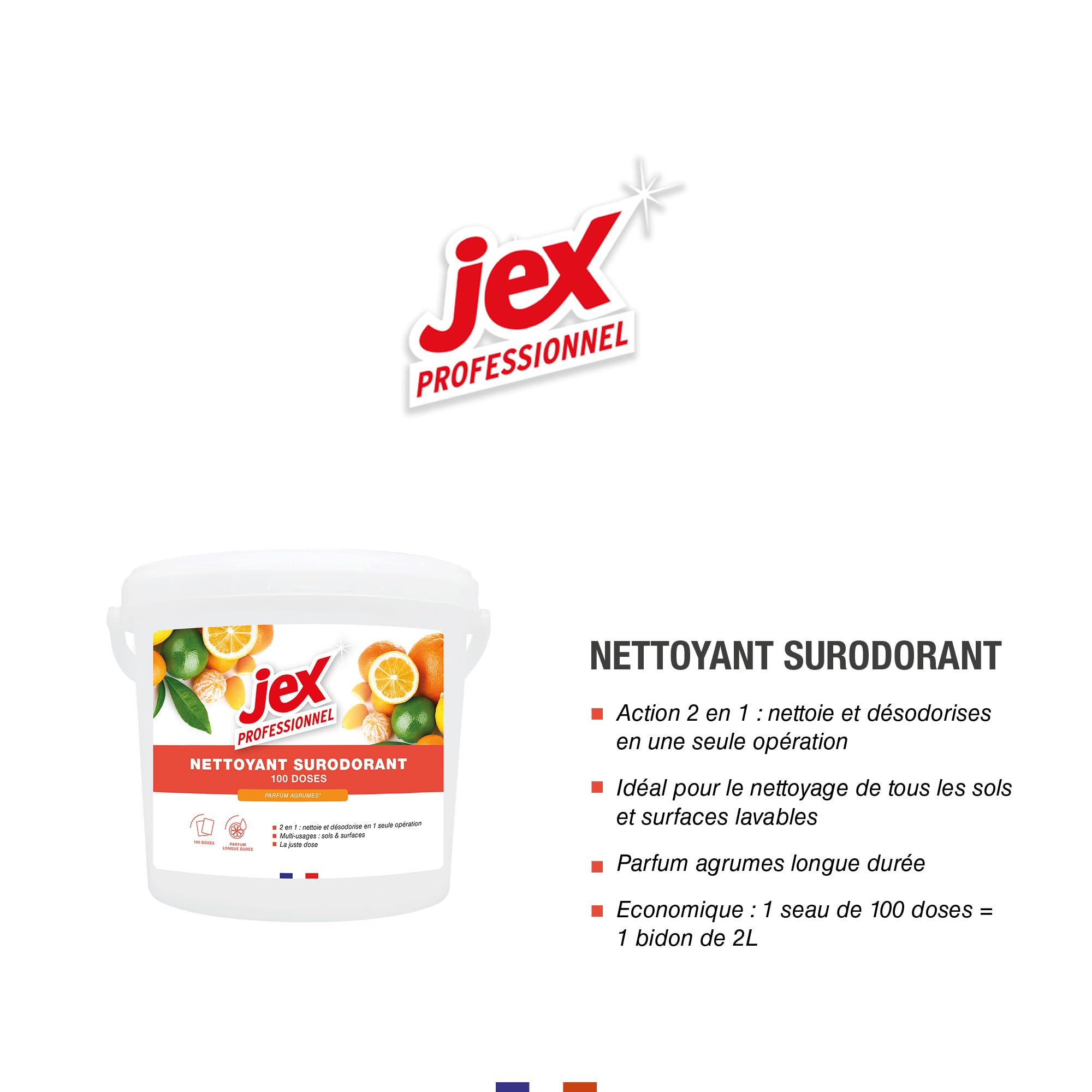JEX Pro Limpiador suro Agrume – Lote de 2