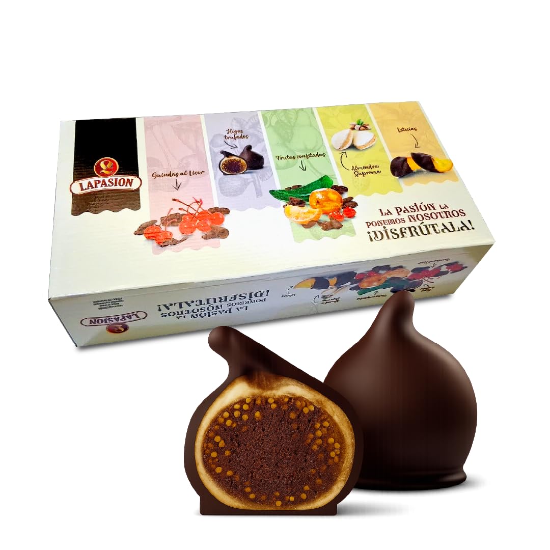 LAPASION - Bombón de Higo Trufado con Chocolate | Bombones de Higo | Caja 2.5Kg |