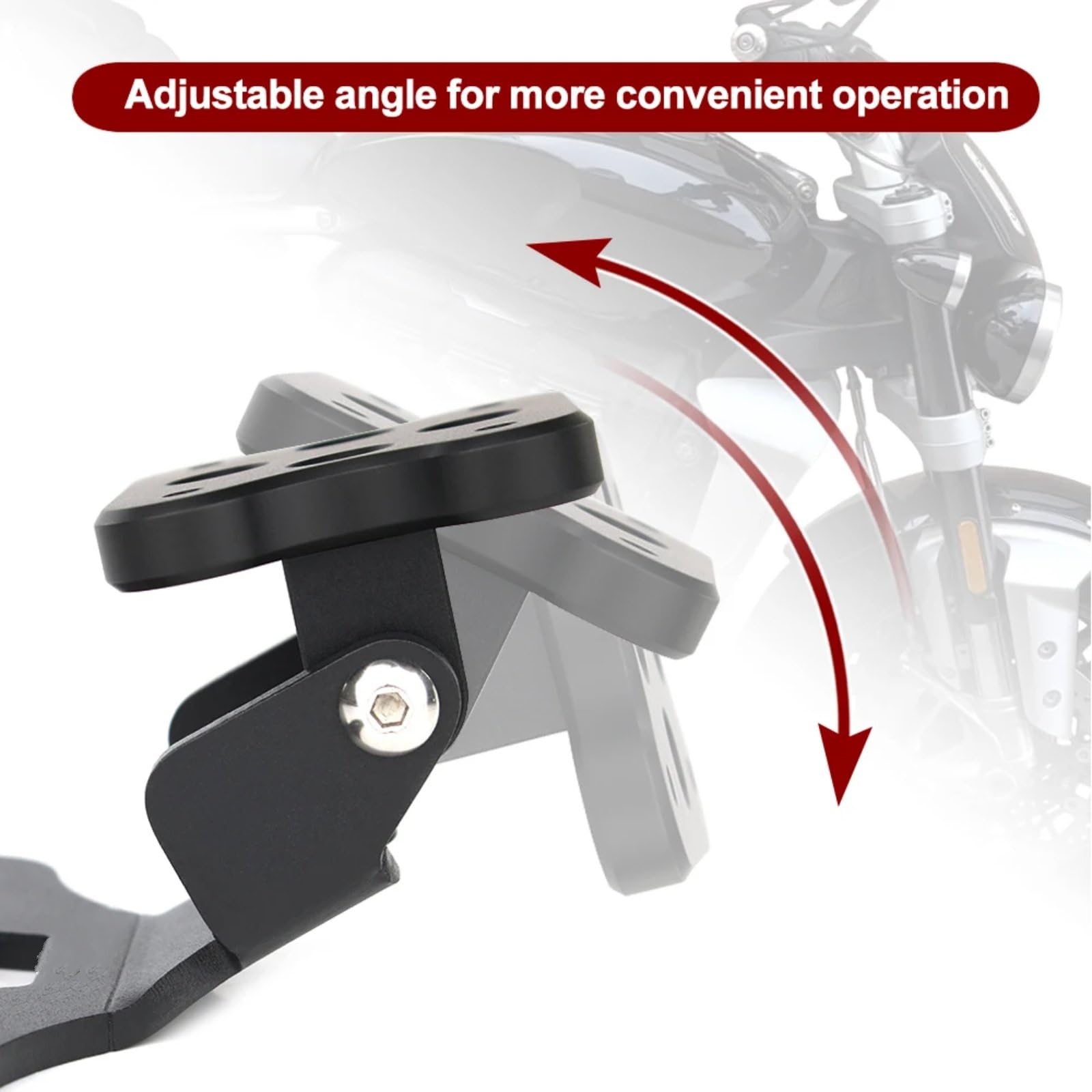 Porte Telephone Moto pour Triumph pour Rocket 3 R & GT 2020-2024 Moto Guidon Pince Support de Navigation GPS(Type 5)