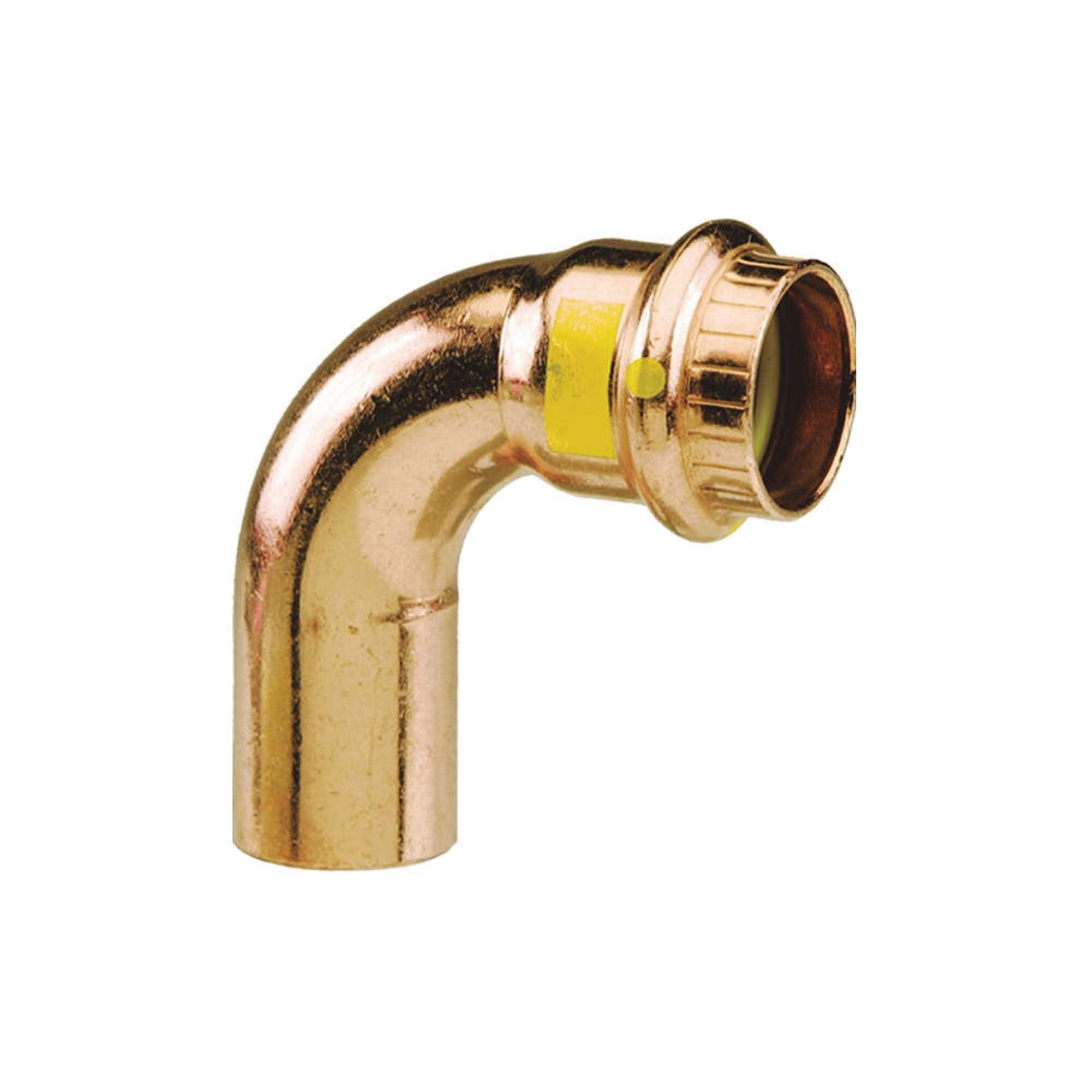Viega ProPress 1/2″ X 1/2″ Kupfer-90°-Straßeneckbogen – NEU, Modell 77347