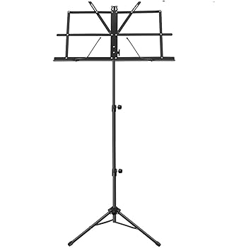 SOUVENIR Sheet Music Stand Holder/Notation Stand | Adjustable Orchestra Conductor Music Stand, with Carrying Bag, Light Weight for Books, Notes, Violins, Lyrics Stand w/Carry Bag