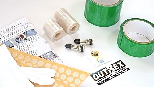 Miniatura 7 de Kit Tubeless para Benelli TRK 502 X Rueda de radios 19 × 3.00MT 17 × 4.25MT FR304D OUTEX