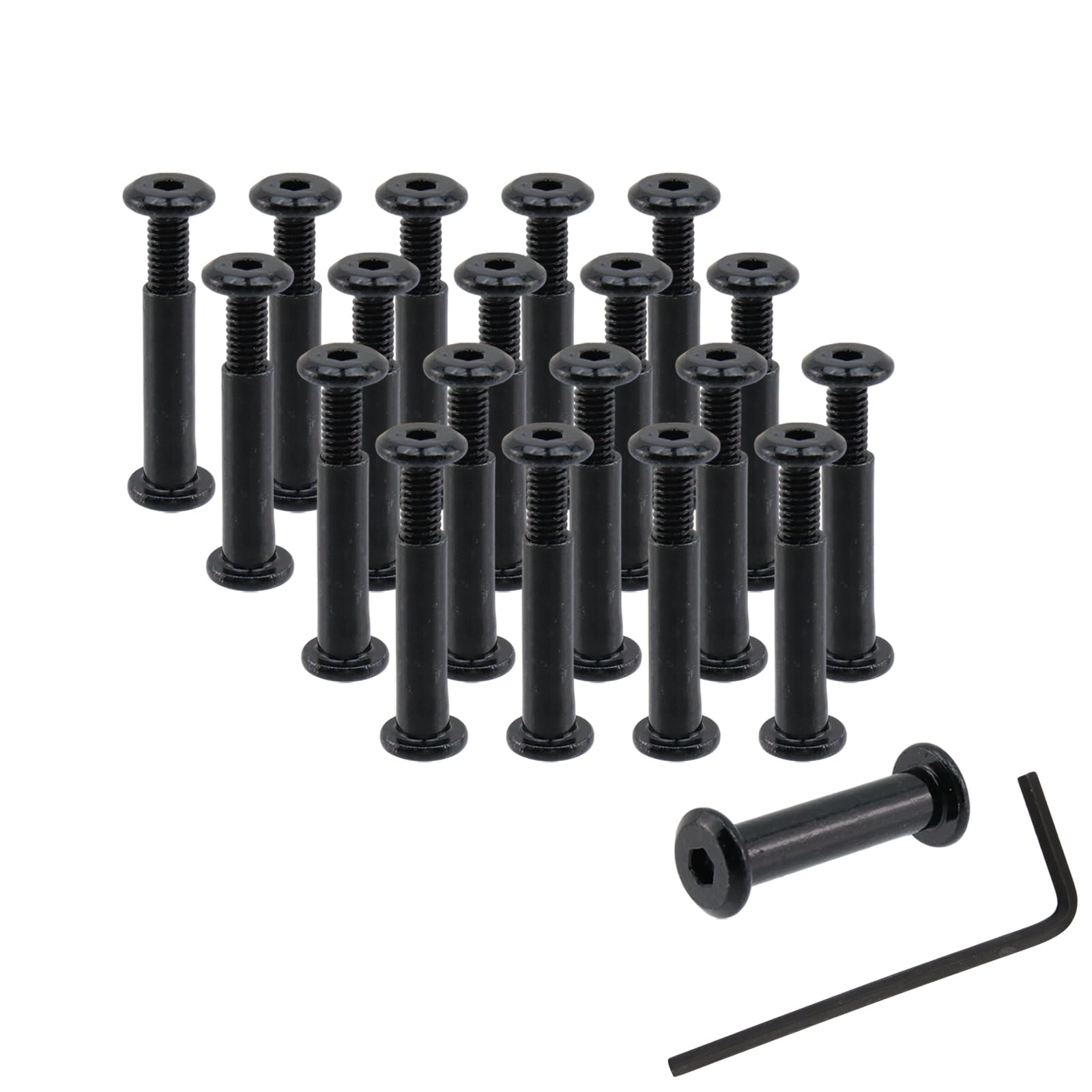 M4 Binding Post Screws - 20 Sets Stainless Steel -1