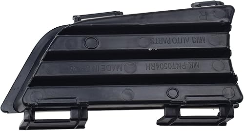 Miniatura 7 de I-Match Auto Parts Delantero derecho lado del pasajero exterior parachoques inserto cubierta rejilla ajuste negro texturizado para 2005-2008 Pontiac