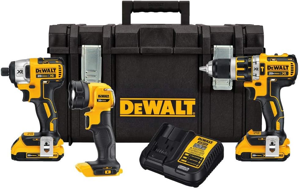 20V MAX XR Cordless Hammer Drill Combo Kit, Compact, 2-Tool (DCK286D2)