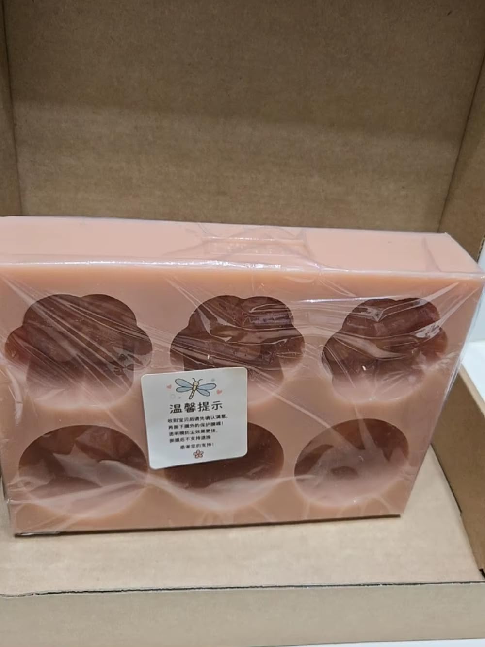 Stampo rotondo in silicone a 6 cavità per sapone, 60 g per cavità, silicone alimentare, strumento per la produzione di sapone fai da te