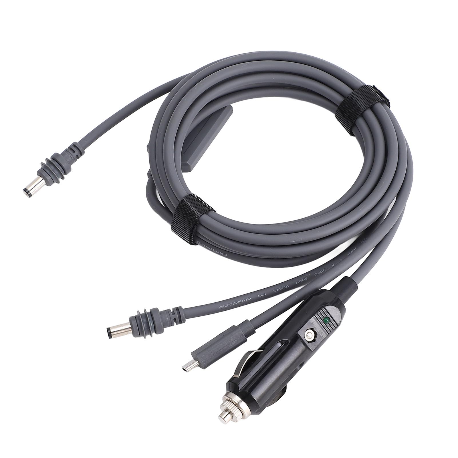 Satelitarny Kabel Zasilający DC, 18AWG USB C na Zasilanie DC dla Mini Anteny, Wodoodporne i Niezawodne Rozwiązanie do Użytku na Zewnątrz