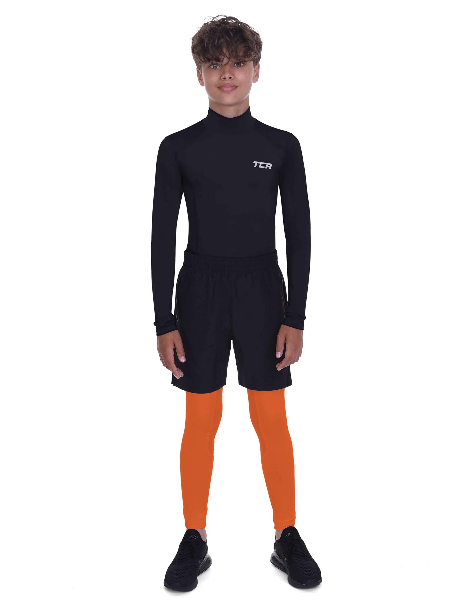 TCA SuperThermal Garcon Legging Sport et Running - Collant de Compression Thermique