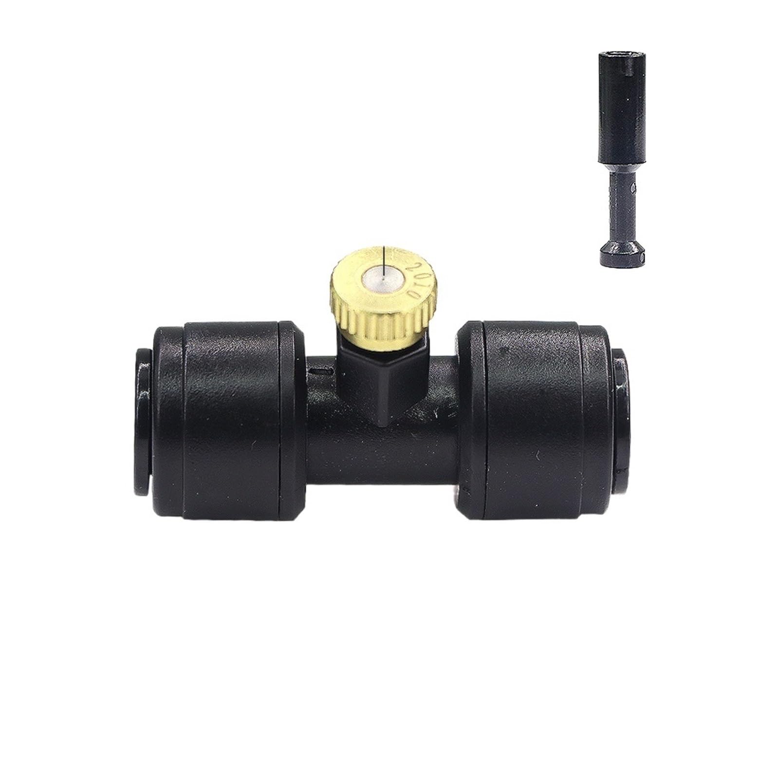 Nhestygbt 1.0Mm-Nozzle 0.1-1Mm Brass Sprayer Nozzle With 8Mm Tee Joint