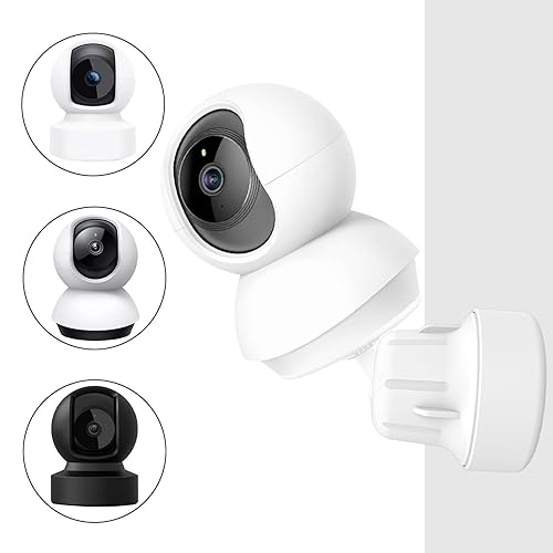 Miniatura 9 de Soporte de pared ajustable para monitor de bebé compatible con BOIFUN Baby 6T/ 2S/5S, ARENTI P2Q/ B2, ieGeek Baby 1T, DEATTI BM101-M, soporte de