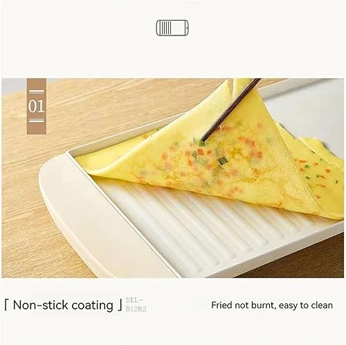 Miniatura 4 de Barbacoa Pan Horno eléctrico Hogar Luz Interior Humo Multi Funcional antiadherente Parrilla Pinchos (Reino Unido)