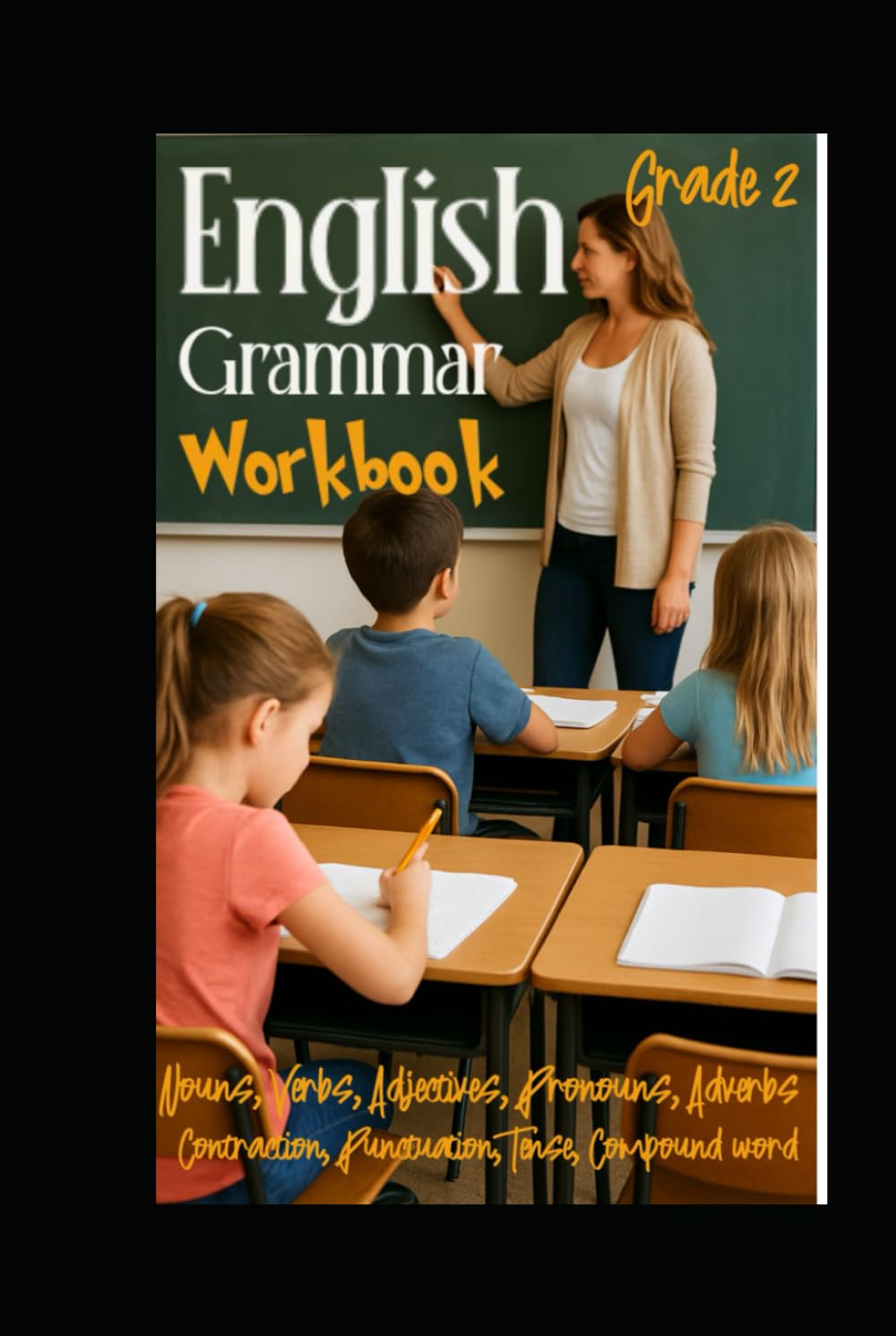 ENGLISH GRAMMAR WORKBOOK GRADE 2: Step-by-Step Practice for Young Learners