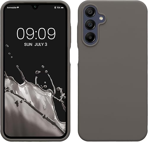 Miniatura 60 de kwmobile Funda Compatible con Samsung Galaxy A52 / A52 5G / A52s 5G - Cubierta de Teléfono de Silicona TPU con Acabado Suave - Macchiato