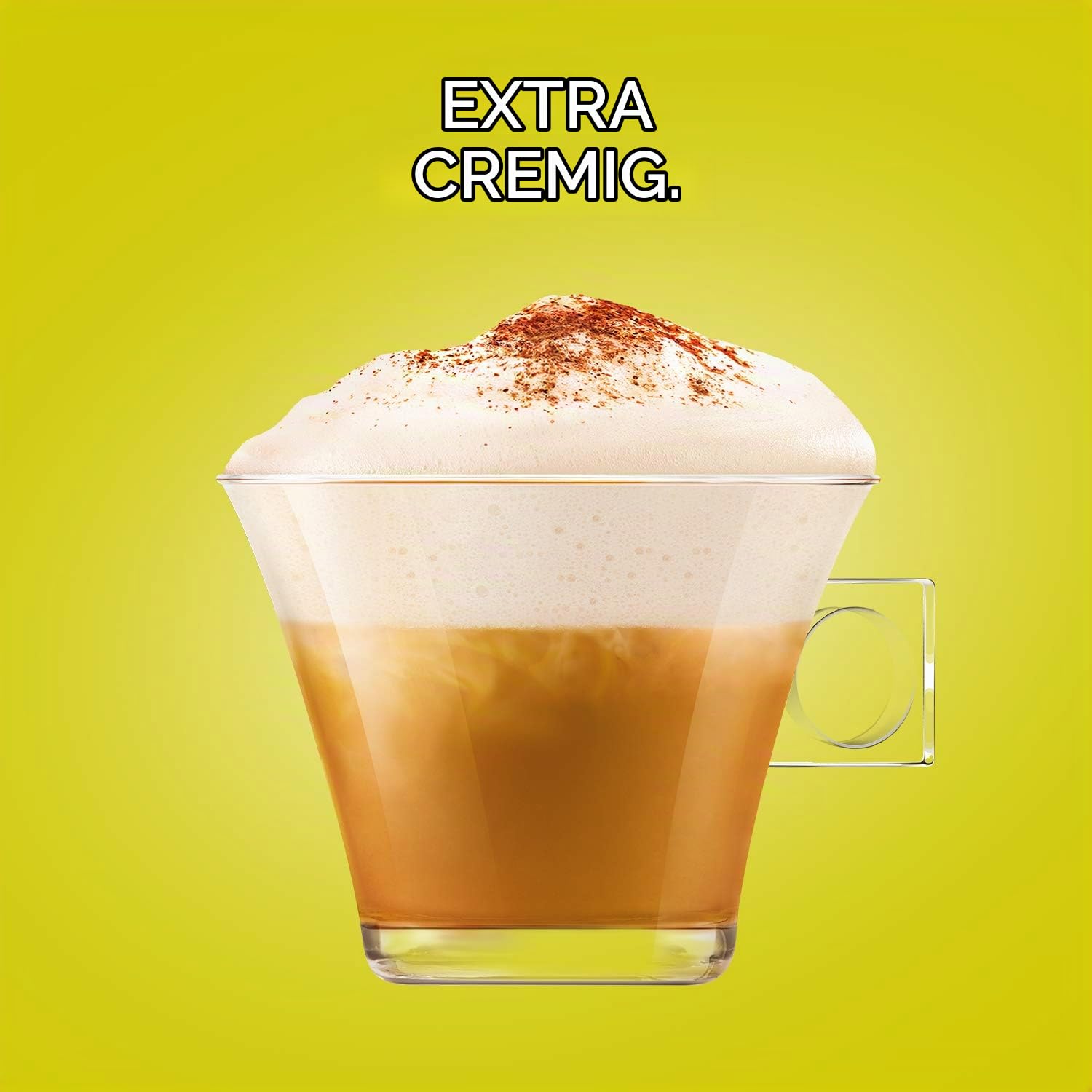 NESCAFÉ Dolce Gusto Cappuccino, 48 Kaffeekapseln, Arabica und Robusta Bohnen, Vollmundiger Kaffee und lockerer Milchschaum, Aromaversiegelte Kapseln, 9er Pack (3x16 Kapseln)