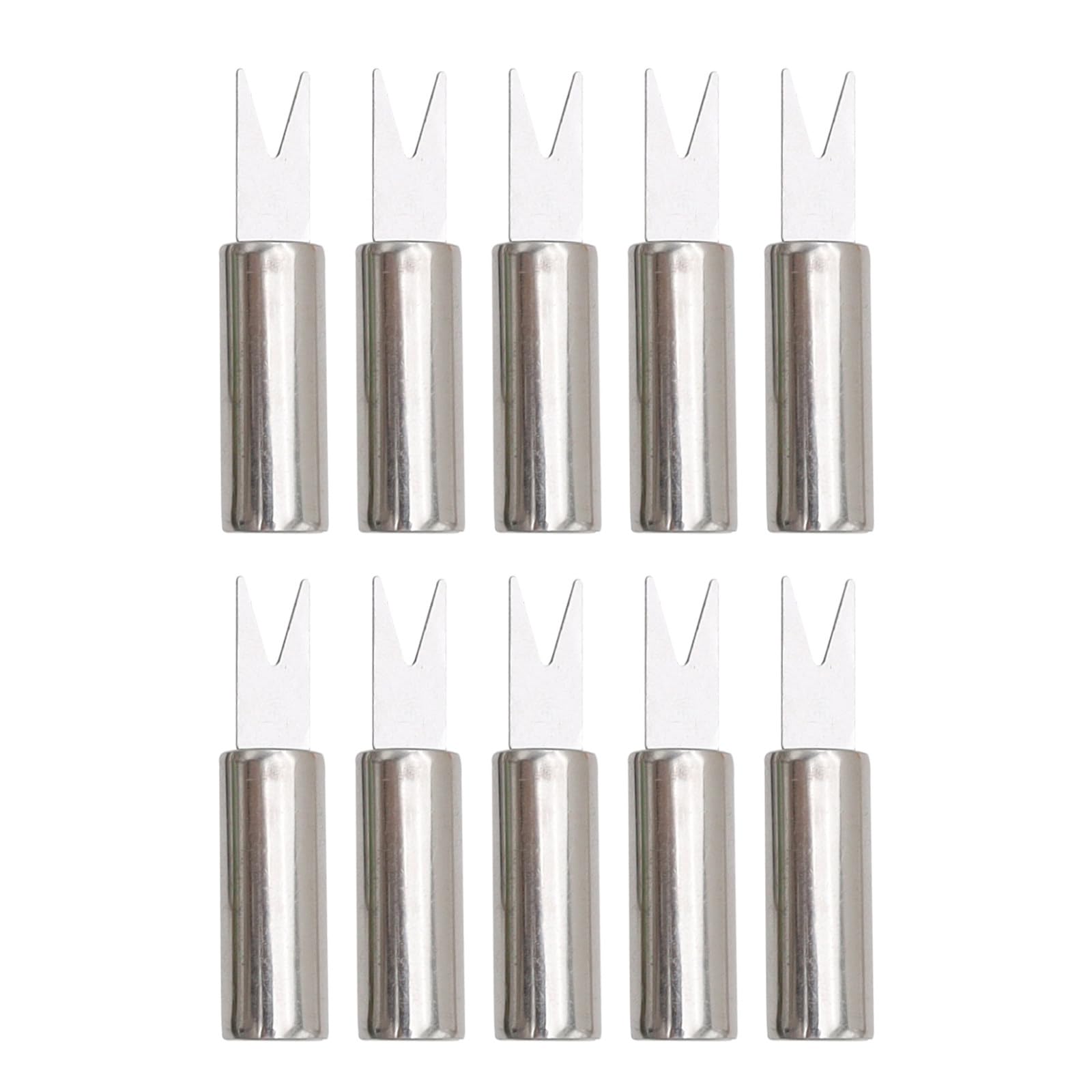 Corn on The Cob Skewers Corn on The Cob Holders Stainless Steel BBQ Fork Skewers Corn on The Cob Forks for Home Cooking and Barbecue Kitchen (10,2.5 * 0.7inch)
