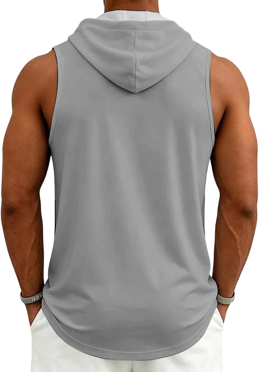 Men's Sleeveless Tank Tops 2026 Workout Gym Muscle Hood Shirts Palm Tree Vintage Hawaiian Summer Beach T Shirts